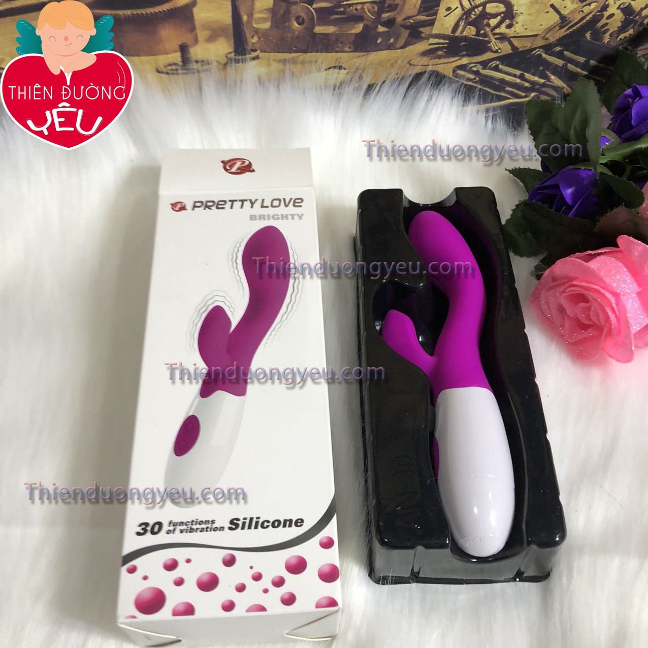 Dương Vật Giả PrettyLove Pringty Rung Massage Cực Đã 
